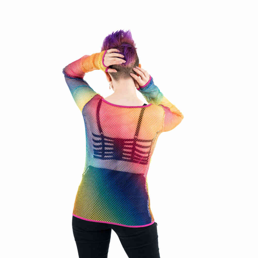 Poizen Industries - Future Lange ärmel top - Regenbogen